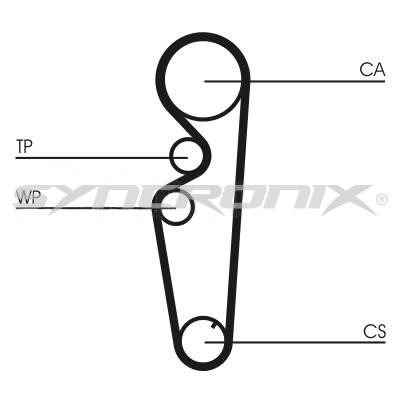 SYNCRONIX SY110878 Timing Belt Kit SY110878: Buy near me in Poland at 2407.PL - Good price!