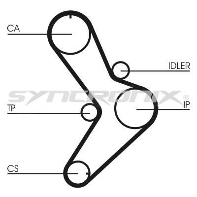 SYNCRONIX SY110729 Timing Belt Kit SY110729: Buy near me in Poland at 2407.PL - Good price!