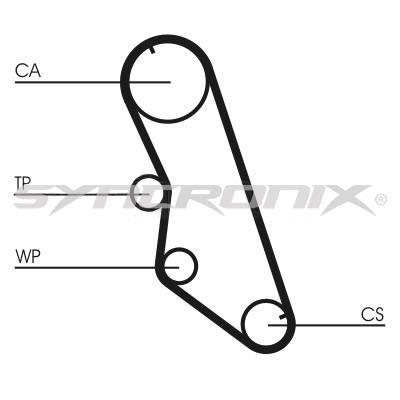 SYNCRONIX SY110754 Timing Belt Kit SY110754: Buy near me in Poland at 2407.PL - Good price!