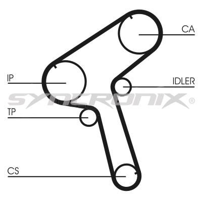 SYNCRONIX SY110843 Zahnriemensatz SY110843: Kaufen Sie zu einem guten Preis in Polen bei 2407.PL!