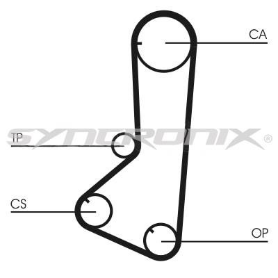 SYNCRONIX SY1108391109 Timing Belt Kit SY1108391109: Buy near me in Poland at 2407.PL - Good price!