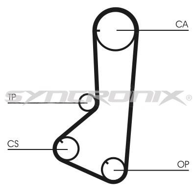 SYNCRONIX SY110839 Timing Belt Kit SY110839: Buy near me in Poland at 2407.PL - Good price!