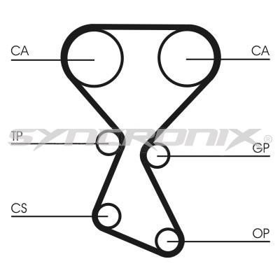 SYNCRONIX SY21010271141 Timing Belt Kit SY21010271141: Buy near me in Poland at 2407.PL - Good price!