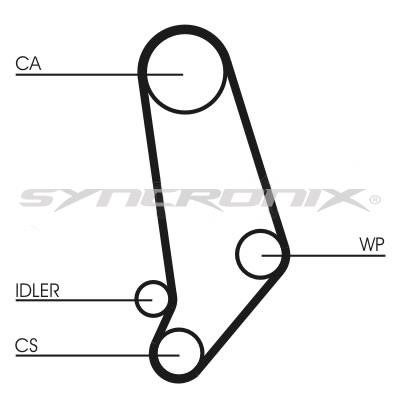 SYNCRONIX SY110539 Timing Belt Kit SY110539: Buy near me in Poland at 2407.PL - Good price!