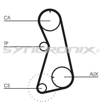 SYNCRONIX SY410848 Timing Belt Kit SY410848: Buy near me in Poland at 2407.PL - Good price!