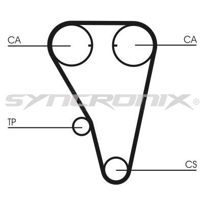 SYNCRONIX SY0803N Timing belt SY0803N: Buy near me in Poland at 2407.PL - Good price!