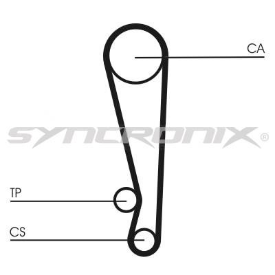 SYNCRONIX SY1101024 Zahnriemensatz SY1101024: Kaufen Sie zu einem guten Preis in Polen bei 2407.PL!