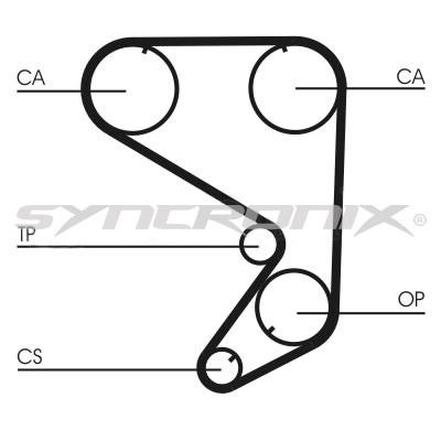 SYNCRONIX SY0652N Timing belt SY0652N: Buy near me in Poland at 2407.PL - Good price!