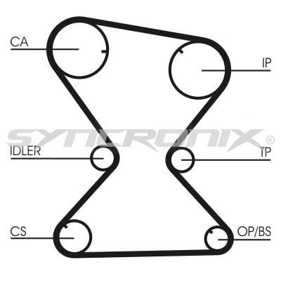 SYNCRONIX SY0842N Ремінь ГРМ SY0842N: Приваблива ціна - Купити у Польщі на 2407.PL!