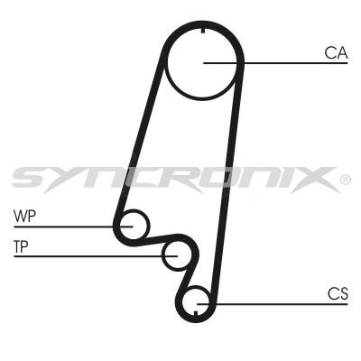 SYNCRONIX SY110866 Timing Belt Kit SY110866: Buy near me in Poland at 2407.PL - Good price!