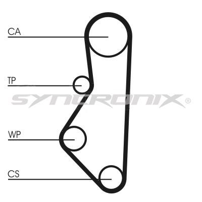 SYNCRONIX SY0533N Ремінь ГРМ SY0533N: Приваблива ціна - Купити у Польщі на 2407.PL!