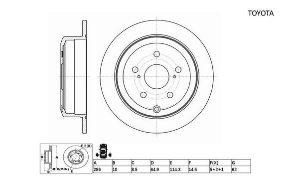 AC Delco ACDR2707 Brake disc ACDR2707: Buy near me at 2407.PL in Poland at an Affordable price!