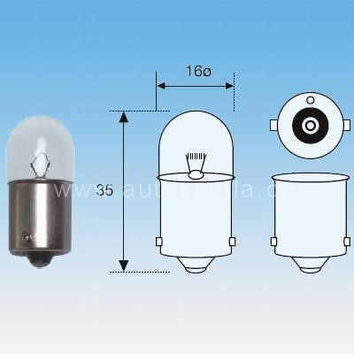Kutnak Automotive 722940 Glow bulb R5W 722940: Buy near me at 2407.PL in Poland at an Affordable price!