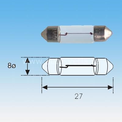 Kutnak Automotive 722966 Glow bulb C21W 12V 21W 722966: Buy near me at 2407.PL in Poland at an Affordable price!