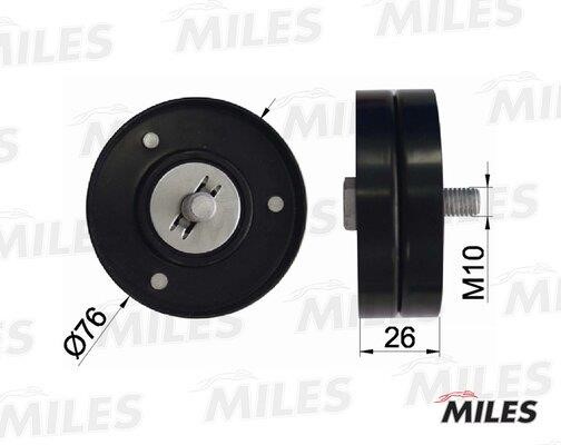 Miles AG03120 Ролик обводной ремня поликлинового (приводного) AG03120: Отличная цена - Купить в Польше на 2407.PL!