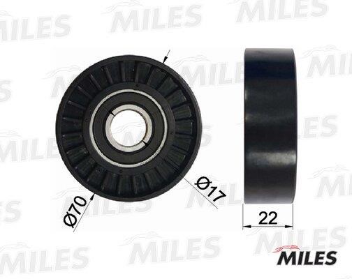 Miles AG03055 Ролик обводной ремня поликлинового (приводного) AG03055: Отличная цена - Купить в Польше на 2407.PL!