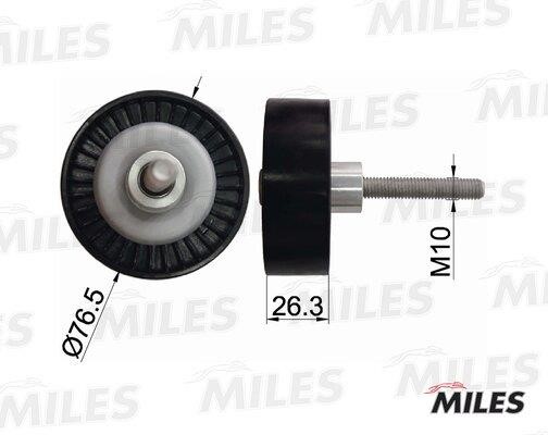 Miles AG03009 Ролик обводной ремня поликлинового (приводного) AG03009: Отличная цена - Купить в Польше на 2407.PL!