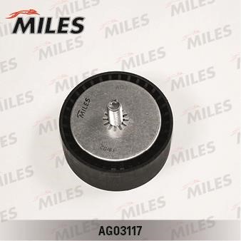 Miles AG03117 Ролик обводной ремня поликлинового (приводного) AG03117: Отличная цена - Купить в Польше на 2407.PL!