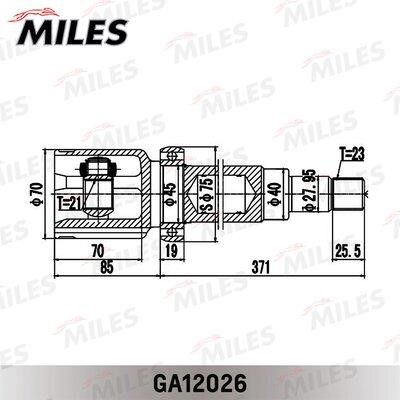 Miles GA12026 ШРУС GA12026: Купить в Польше - Отличная цена на 2407.PL!