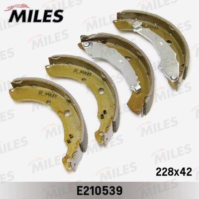 Miles E210539 Brake shoe set E210539: Buy near me at 2407.PL in Poland at an Affordable price!