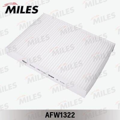 Miles AFW1322 Filter, interior air AFW1322: Buy near me in Poland at 2407.PL - Good price!