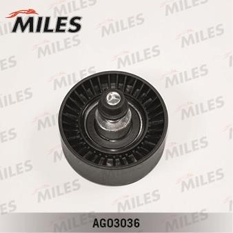 Miles AG03036 Ролик обводной ремня поликлинового (приводного) AG03036: Отличная цена - Купить в Польше на 2407.PL!