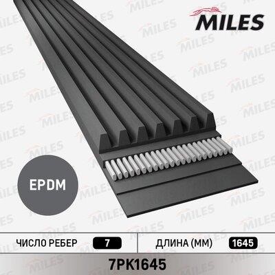Miles 7PK1645 V-Ribbed Belt 7PK1645: Buy near me in Poland at 2407.PL - Good price!