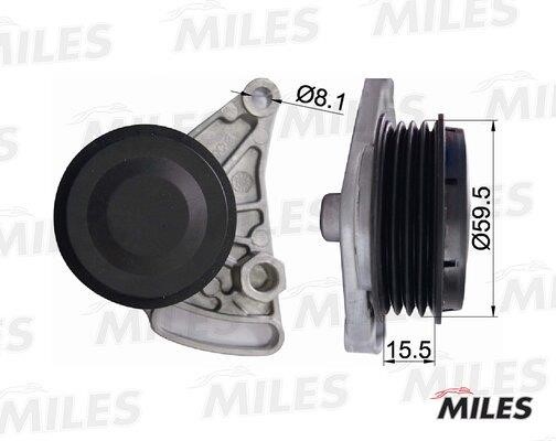 Miles AG00308 Tensioner pulley, v-ribbed belt AG00308: Buy near me in Poland at 2407.PL - Good price!