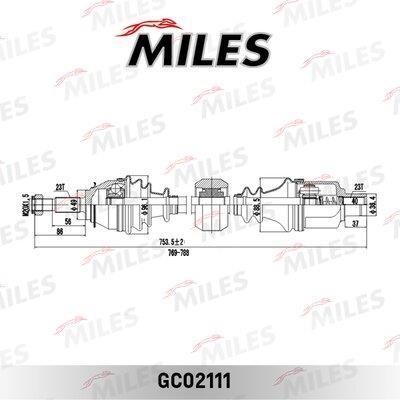 Miles GC02111 Antriebswelle GC02111: Bestellen Sie in Polen zu einem guten Preis bei 2407.PL!