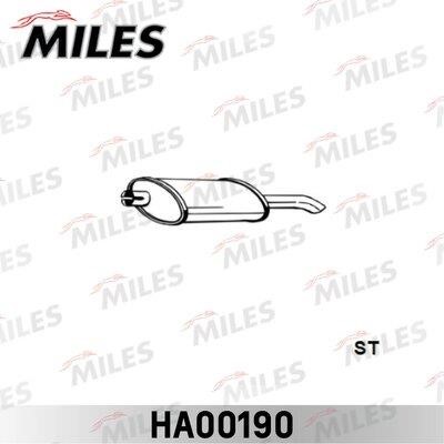 Miles HA00190 Глушитель, задняя часть HA00190: Отличная цена - Купить в Польше на 2407.PL!