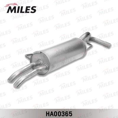 Miles HA00365 Глушитель, задняя часть HA00365: Отличная цена - Купить в Польше на 2407.PL!