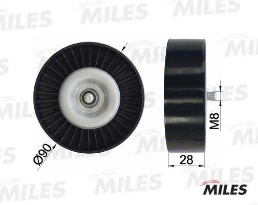 Miles AG03078 Ролик обводной ремня поликлинового (приводного) AG03078: Отличная цена - Купить в Польше на 2407.PL!