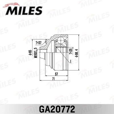 Miles GA20772 Joint kit, drive shaft GA20772: Buy near me in Poland at 2407.PL - Good price!