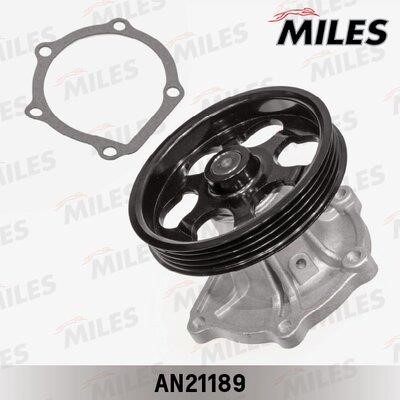 Miles AN21189 Water pump AN21189: Buy near me in Poland at 2407.PL - Good price!