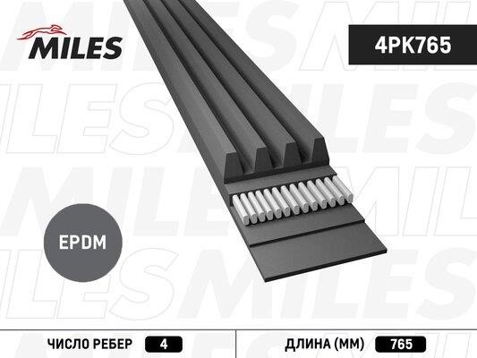 Miles 4PK765 V-Ribbed Belt 4PK765: Buy near me in Poland at 2407.PL - Good price!