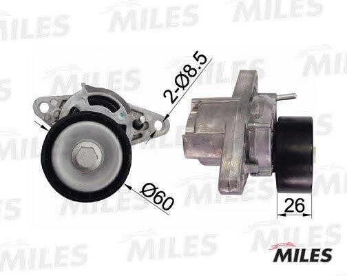 Miles AG00028 Idler roller AG00028: Buy near me at 2407.PL in Poland at an Affordable price!