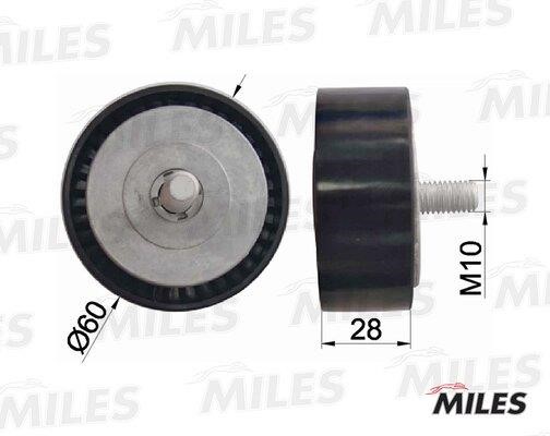 Miles AG03104 Ролик обводной ремня поликлинового (приводного) AG03104: Отличная цена - Купить в Польше на 2407.PL!