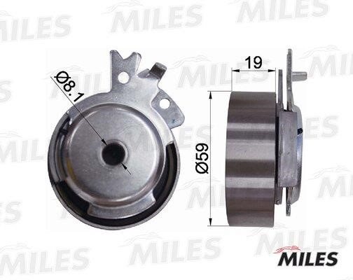 Miles AG02001 Tensioner pulley, timing belt AG02001: Buy near me in Poland at 2407.PL - Good price!