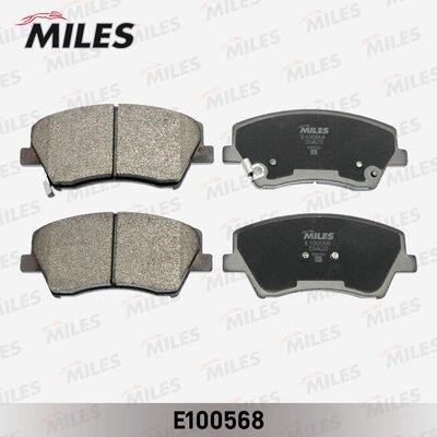 Miles E100568 Тормозные колодки дисковые, комплект E100568: Отличная цена - Купить в Польше на 2407.PL!