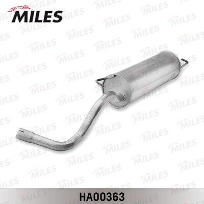 Miles HA00363 End Silencer HA00363: Buy near me in Poland at 2407.PL - Good price!