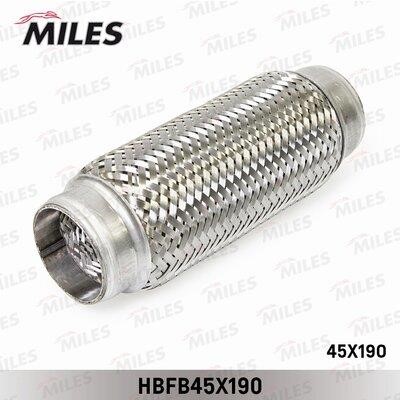 Miles HBFB45X190 Flex Hose, exhaust system HBFB45X190: Buy near me in Poland at 2407.PL - Good price!