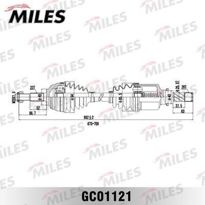 Miles GC01121 Antriebswelle GC01121: Kaufen Sie zu einem guten Preis in Polen bei 2407.PL!