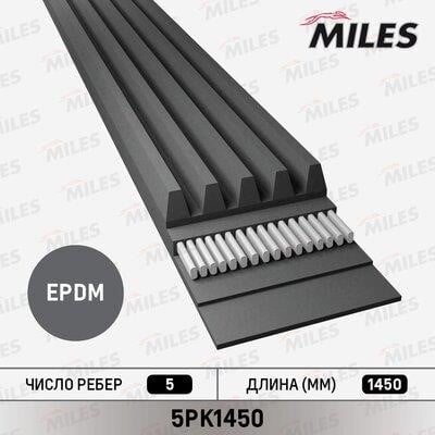 Miles 5PK1450 V-Ribbed Belt 5PK1450: Buy near me in Poland at 2407.PL - Good price!