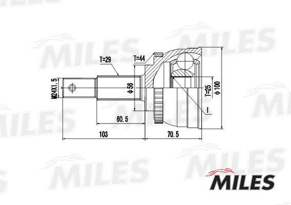 Miles GA20340 Gelenksatz, antriebswelle GA20340: Kaufen Sie zu einem guten Preis in Polen bei 2407.PL!