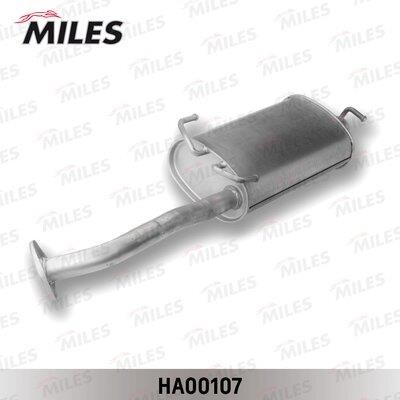 Miles HA00107 Глушитель, задняя часть HA00107: Отличная цена - Купить в Польше на 2407.PL!