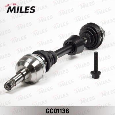 Miles GC01136 Drive shaft GC01136: Buy near me in Poland at 2407.PL - Good price!