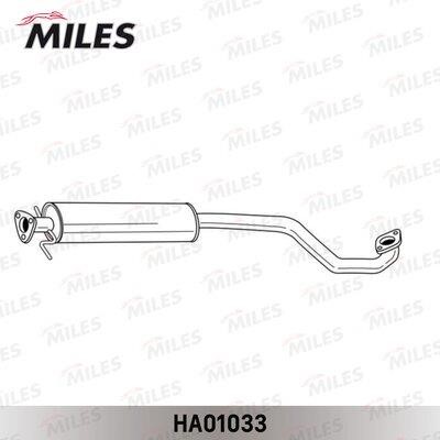 Miles HA01033 Middle Silencer HA01033: Buy near me in Poland at 2407.PL - Good price!