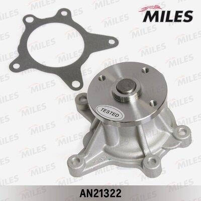 Miles AN21322 Water pump AN21322: Buy near me in Poland at 2407.PL - Good price!