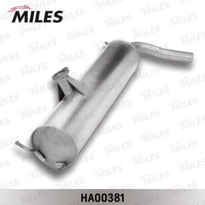 Miles HA00381 End Silencer HA00381: Buy near me in Poland at 2407.PL - Good price!