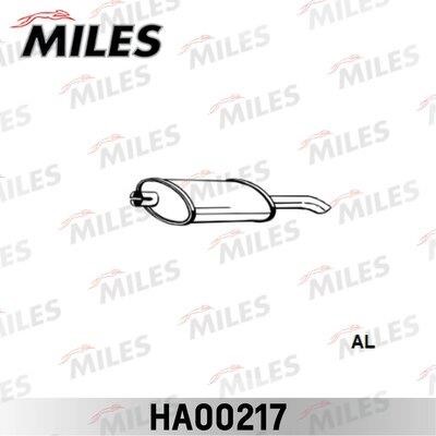 Miles HA00217 Глушитель, задняя часть HA00217: Отличная цена - Купить в Польше на 2407.PL!